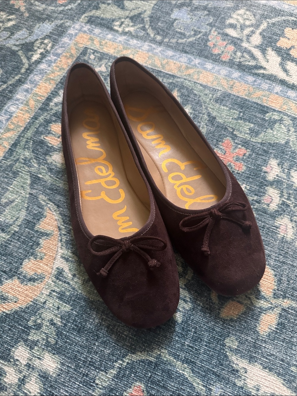 Sam Edelman Suede Ballet Flats - Picture 3 of 8